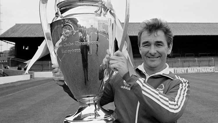Pelatih legendaris Nottingham Forest, Brian Clough.