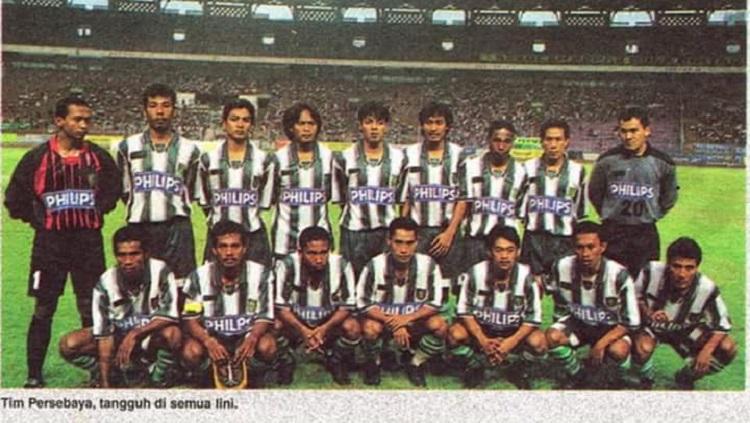 Skuat Persebaya Surabaya musim 1997/98. - INDOSPORT