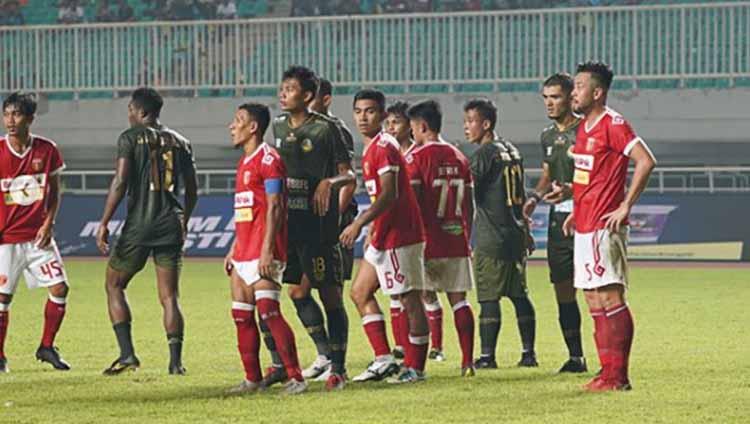Suasana pertandingan TIRA-Persikabo vs Badak Lampung FC di Stadion Pakansari, Bogor, pada ajang Liga 1 2019, Sabtu (18/05/19). Foto: Instagram/@pstni_official Copyright: Instagram/@badaklampungfc