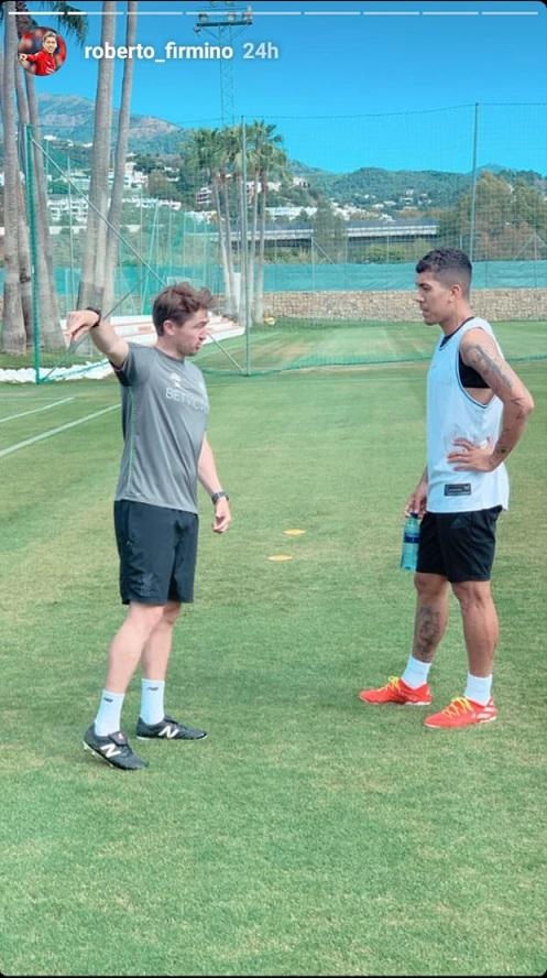 Penyerang Liverpool Roberto Firmino Menjalani Latihan Fisik Menjelang Final Liga Champions Copyright Penyerang Liverpool Roberto Firmino Menjalani Latihan Fisik Menjelang Final Liga Champions Copyright