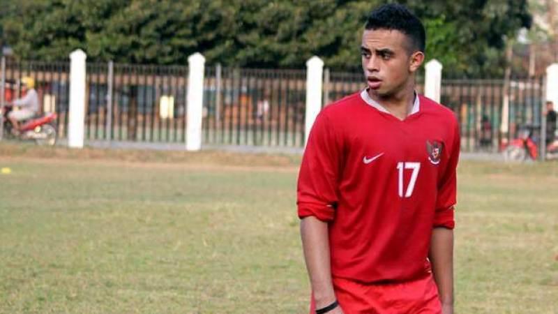 Sabeq Fahmi Fahrezy saat mengenakan jersey Timnas Indonesia.