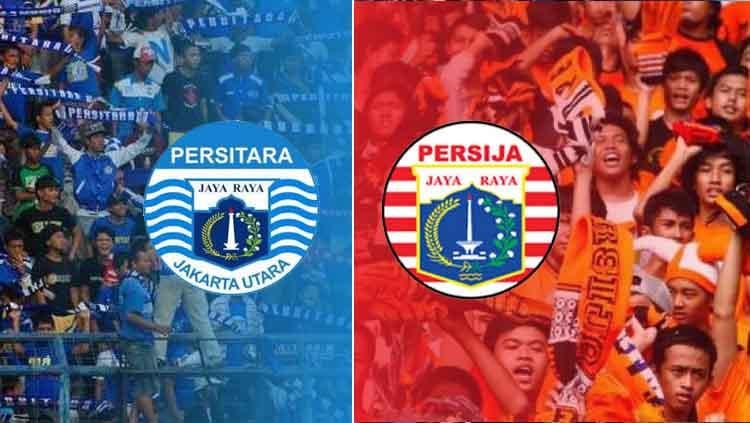 Derby ibu kota antara Persija Jakarta vs Persitara Jakarta Utara jadi salah satu derby di sepak bola Indonesia yang mulai luntur dimakan waktu. - INDOSPORT