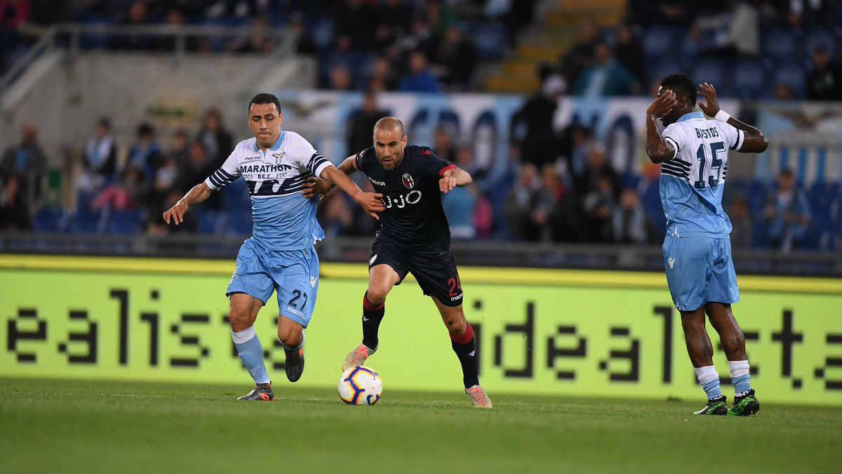 Pertandingan Lazio vs Bologna di pekan ke-37 Liga Italia, Selasa (21/05/19). - INDOSPORT