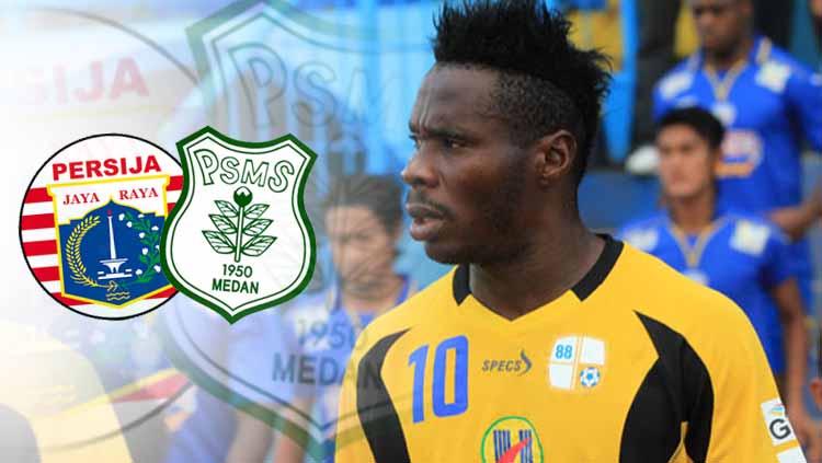 James Koko Lomell logo PSMS Medan, Persija Jakarta
