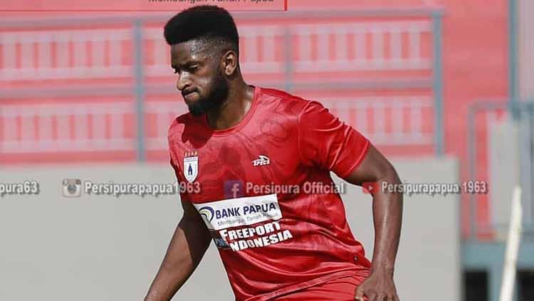 Striker Anyar Persipura Asal Mali, Mamadou Samassa. Foto: MO Persipura