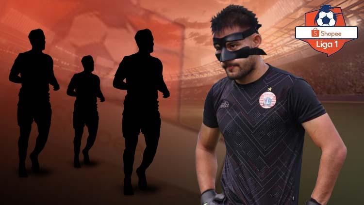 Akibat cedera di wajah, 4 pemain Liga 1 ini pernah pakai topeng diantaranya Andritany Ardhiyasa. - INDOSPORT