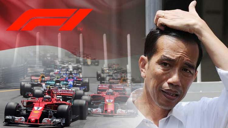 Presiden petahan, Jokowi masukan agenda bakal tuan rumah Formula 1 di Indonesia. - INDOSPORT