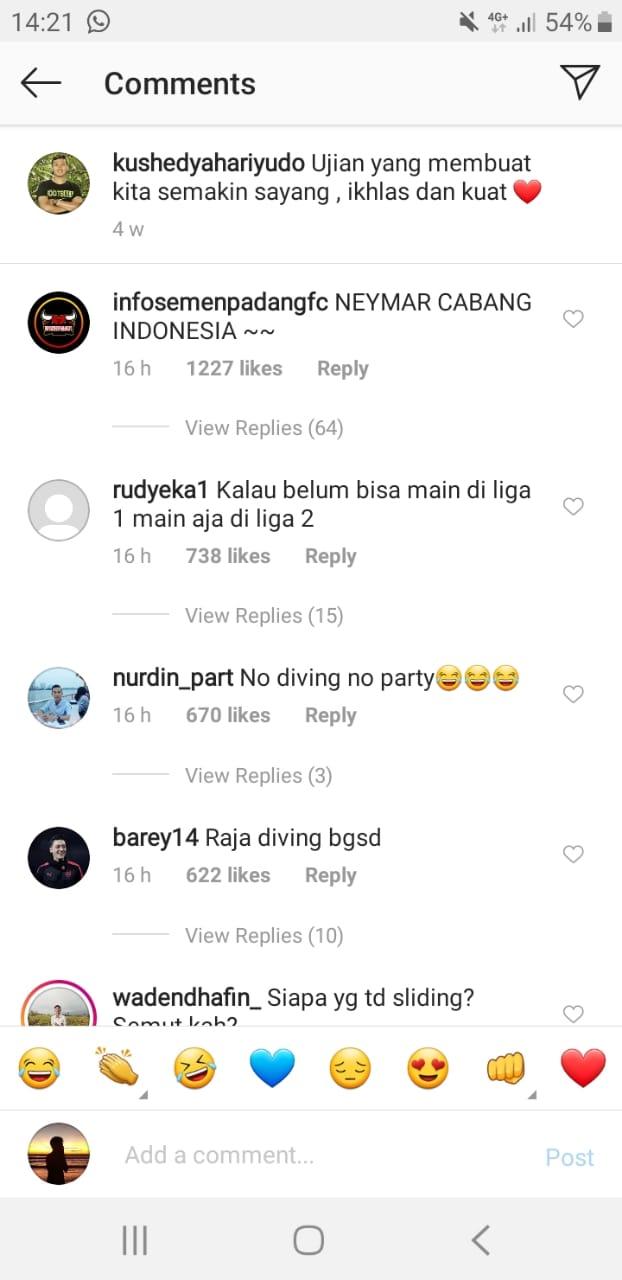 Kompentar netizen di akun Instagram pribadi Kushedya Hari Yudo. Copyright: Instagram @kushedyahariyudo