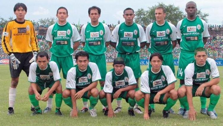 Skuat PSS Sleman 2003. Copyright: Sleman Football