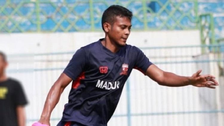 Zulfiandi dipastikan menjadi pilar utama Madura United, saat melawan Persija Jakarta pada laga tunda pekan ke-24 Liga 1, Kamis (17/03/22).