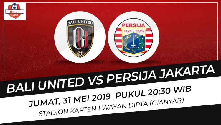 Bali United vs Persija Jakarta.