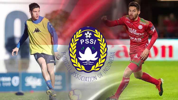 Sandy Walsh dan Kevin Diks Bakarbessy.