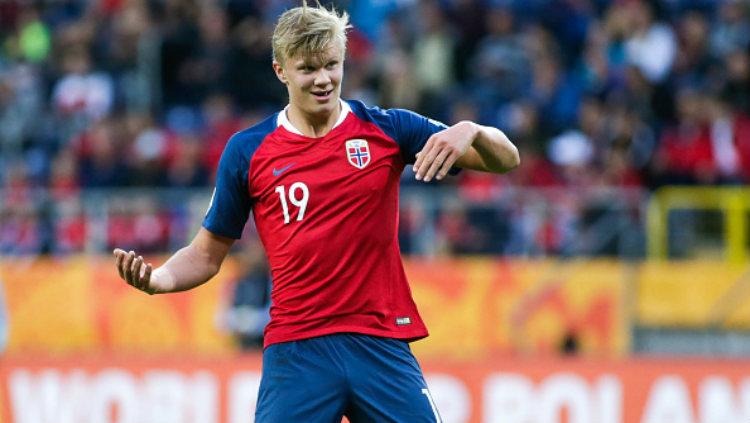 Erling Haaland cetak gol dalam laga Norwegia vs Honduras di FIFA World Cup U-20.
