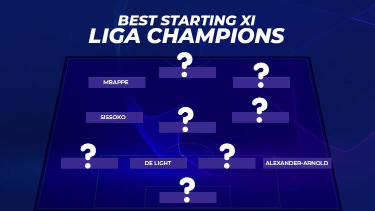 Best starting XI Liga Champions 2018/19 versi INDOSPORT.