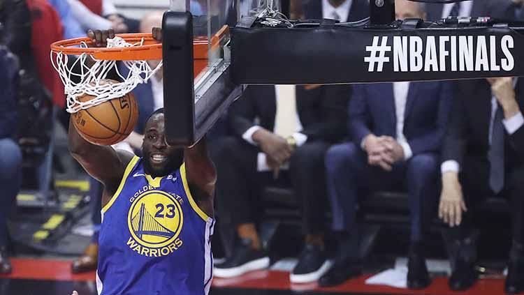 Pebasket Golden State Warriors, Draymond Green dalam pertandingan Final NBA di Scotiabank Arena di Toronto, (02/06/2019). Foto: Steve Russell/Toronto Star via Getty Images - INDOSPORT