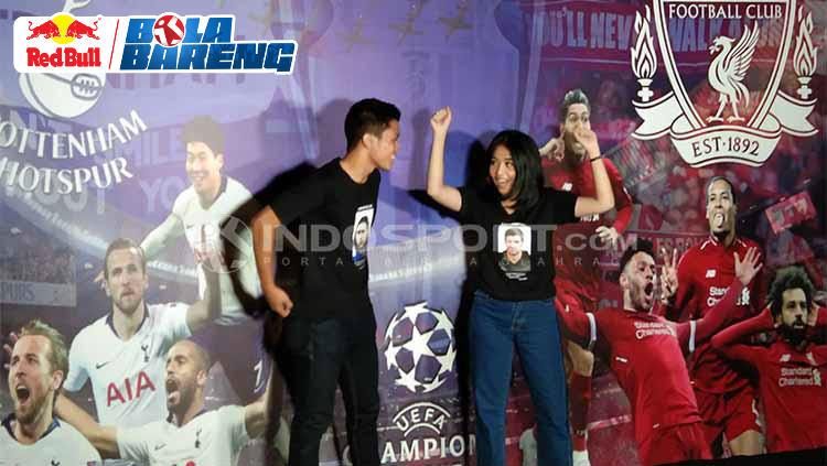 Suasana booth games di acara Red Bull Bola Bareng