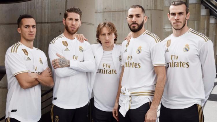 Jersey baru Real Madrid untuk LaLiga Spanyol musim 2019-20. (Foto: realmadrid.com) - INDOSPORT