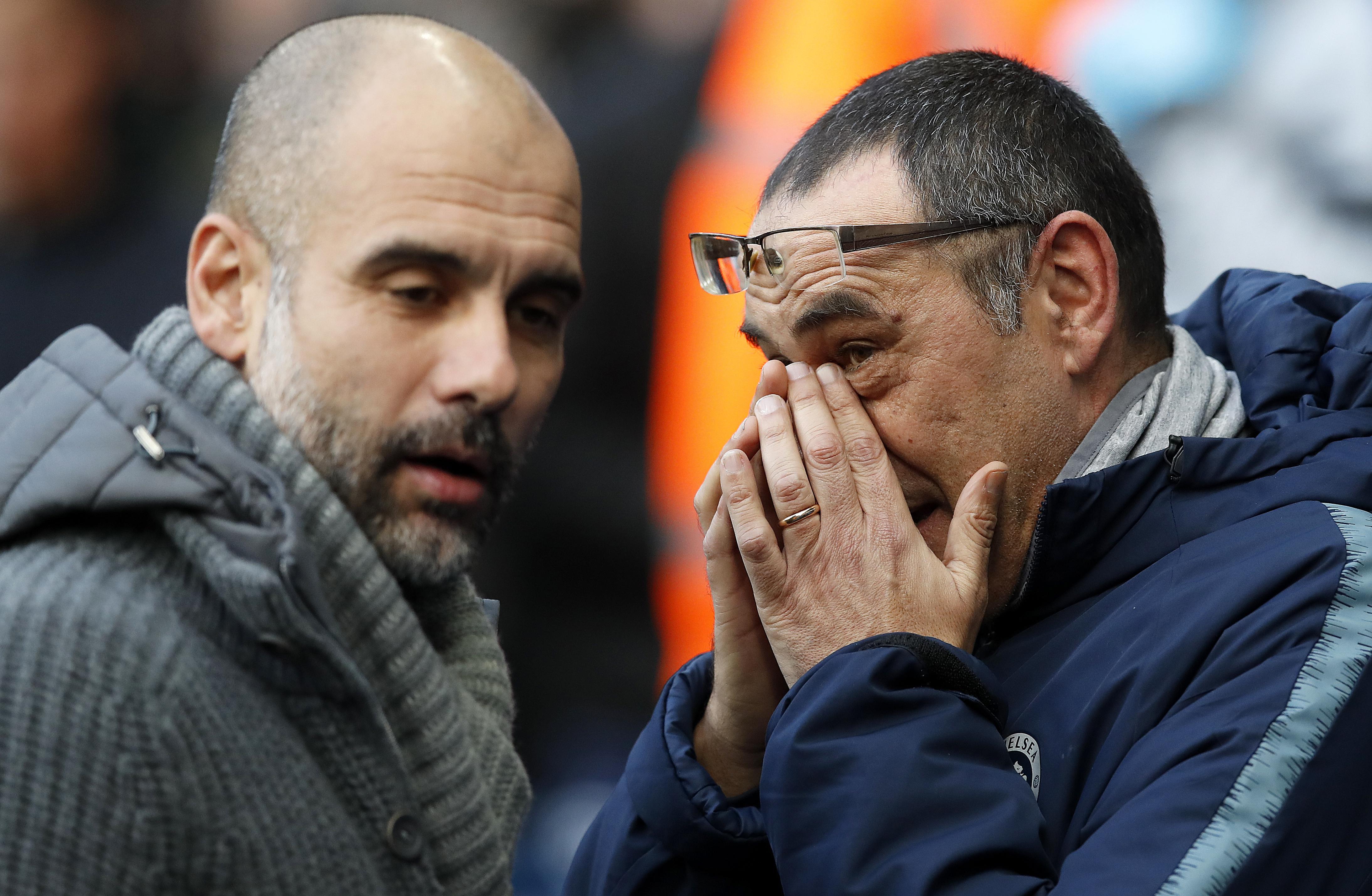 Pelatih Manchester City, Pep Guardiola, dan Manajer Chelsea, Maurizio Sarri, menjadi kandidat pelatih berikutnya Juventus.