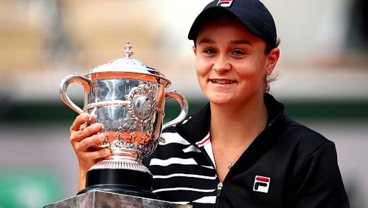 Ash Barty, juara Prancis Terbuka 2019. - INDOSPORT
