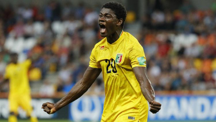 Sekou Koita, pemain asal Mali saat laga lawan Argentina di Piala Dunia FIFA U-20, Selasa (04/06/19).