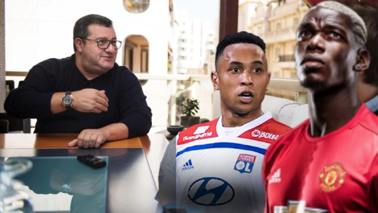 Karena Mino Raiola, Kenny Tete satu agensi dengan bintang Manchester United, Paul Pogba. (Foto: Expressen/INDOSPORT)
