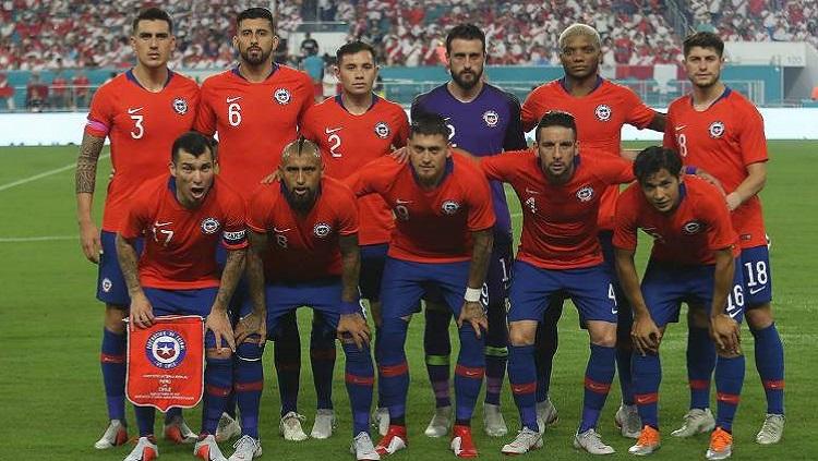 Skuat Chile tahun 2019. - INDOSPORT