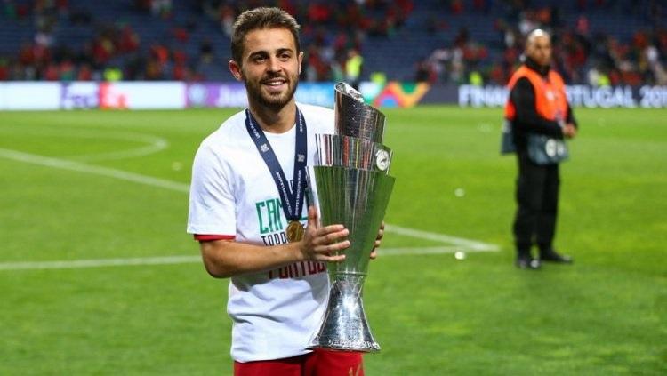 Bernardo Silva meraih penghargaan pemain terbaik UEFA Nations League 2018/19 Copyright: UEFA