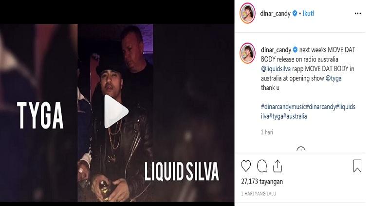 DJ Dinar Candy Go Internasional Copyright: Instagra, Dinar Candy