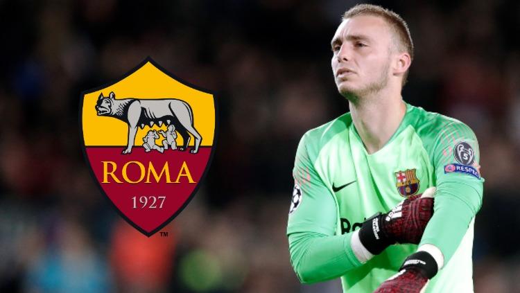 Kiper Barcelona, Jasper Cillessen dikabarkan sedang diminati oleh AS Roma di bursa transfer musim panas 2019. (Foto: Jeroen Meuwsen/Soccrates/Getty Images)