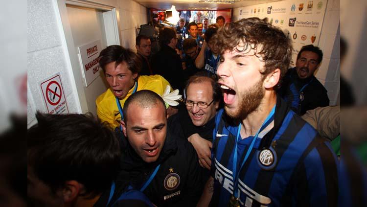 Eks pemain Inter Milan Marek Kysale (kanan). Copyright: Julian Finney/Getty Images