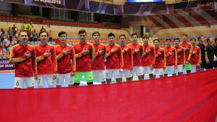 Skuat Timnas Futsal Indonesia U-20 di Piala AFC Futsal U-20 2019. Foto: Ical/FFI. - INDOSPORT