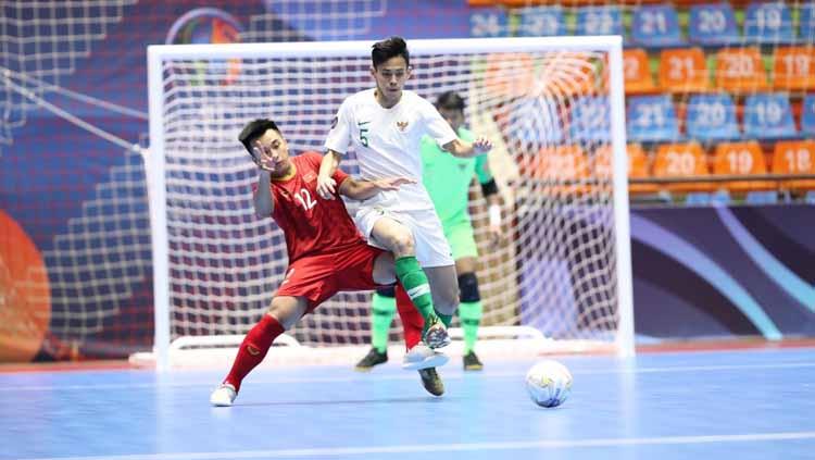 Timnas Futsal Indonesia melawan Timnas Futsal Vietnam. Foto: Ical/FFI - INDOSPORT