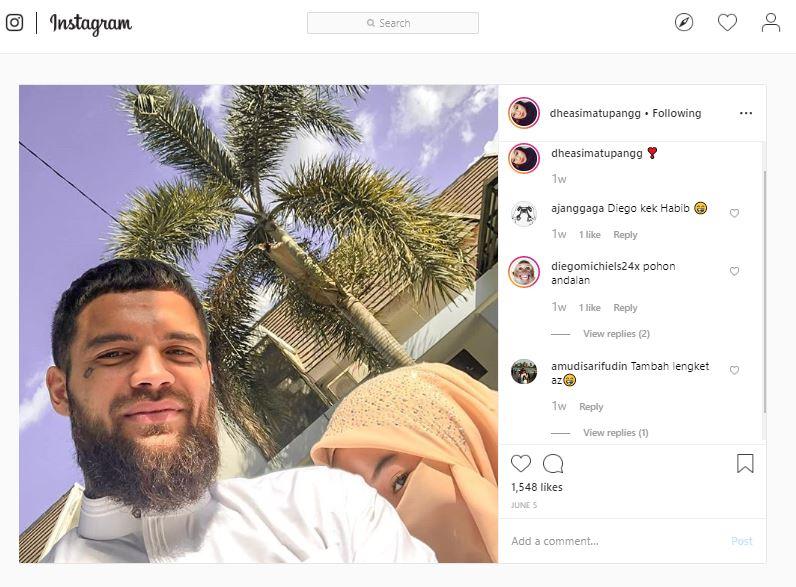 Pose Dhea Simatupang, kekasih dari Diego Michiels di Instagram pribadinya Copyright: instagram.com/dheasimatupangg