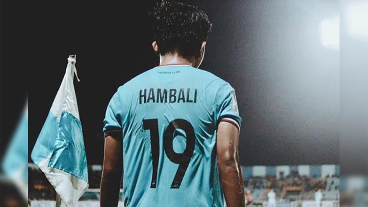 Pemain Persela Lamongan Muhammad Hambali Tolib. Copyright: Instagram/@8hambali