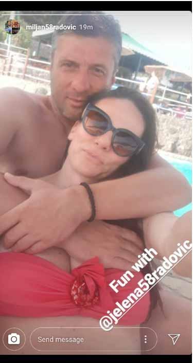 Eks pelatih Persib Bandung, Miljan Radovic bersama sang istri Copyright: Miljan Radovic
