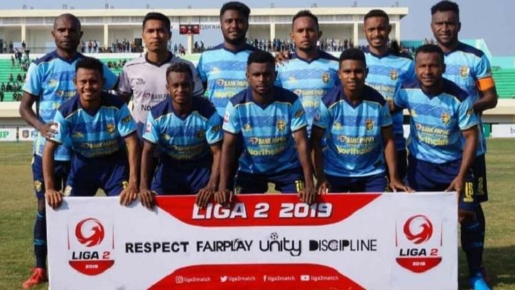 Persewar Waropen menjalani laga debut di Liga 2 2019.
