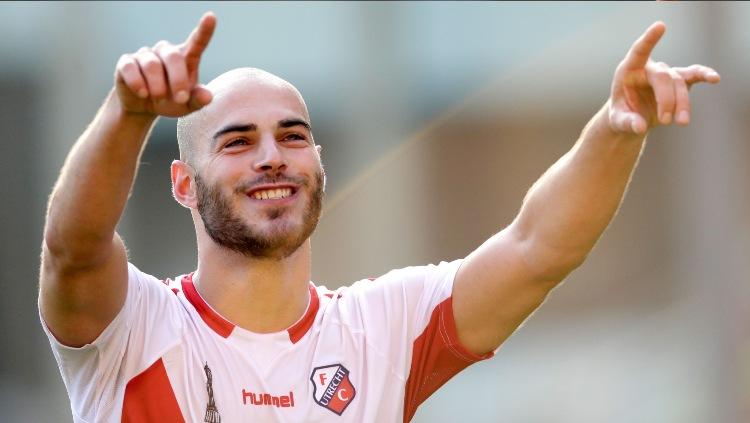 Ruud Boymans, striker berpengalaman asli Belanda yang baru saja gabung Almere City mengancam karier Ezra Walian. (Foto: Almere City FC)