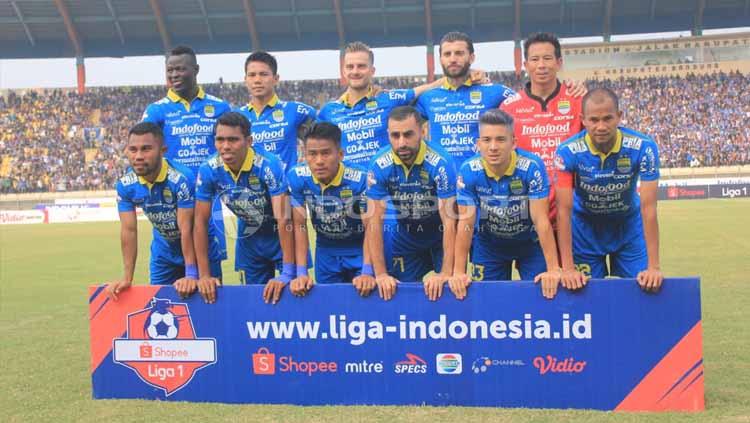 Skuat Persib Bandung. Foto: Arif Rahman/INDOSPORT