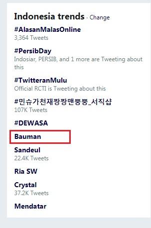 Jonatan Bauman masuk Trending Twitter Indonesia usai Persib Bandung ditahan imbang Madura United, Minggu (23/06/2019). Copyright: Twitter