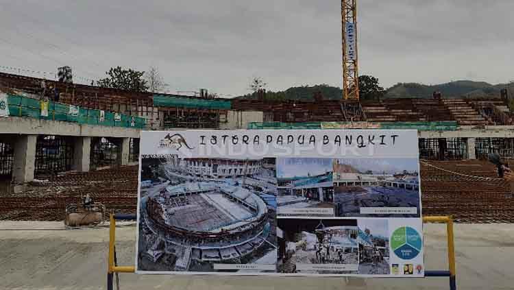 Pembangunan Venue Istora Papua Bangkit untuk PON XX