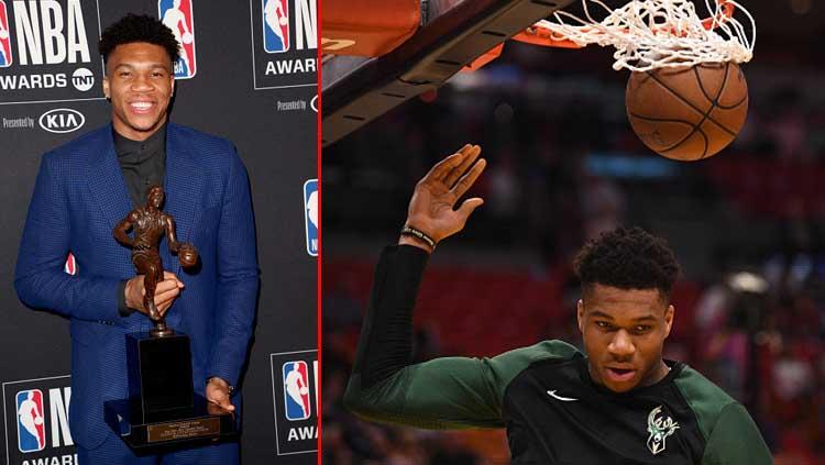 Giannis Antetokounmpo bintang basket, Milwaukee Bucks meraih MVP 2019.