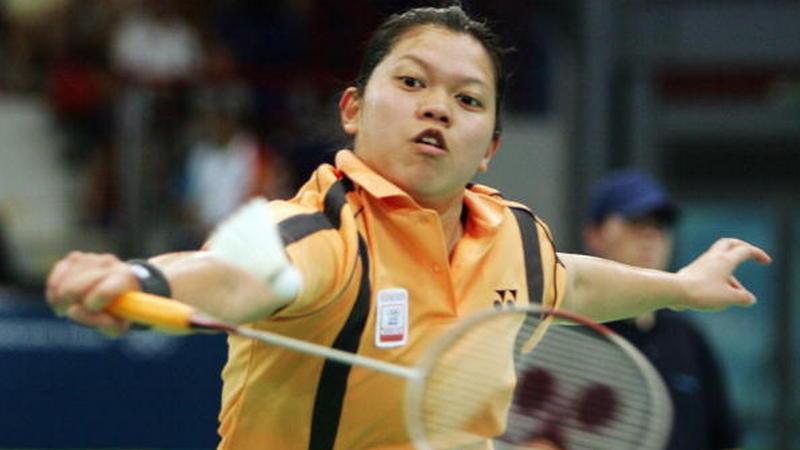 Mia Audina, pebulutangkis Indonesia yang sukses menjuarai Japan Open dengan dua kewarganegaraan, Indonesia dan Belanda.