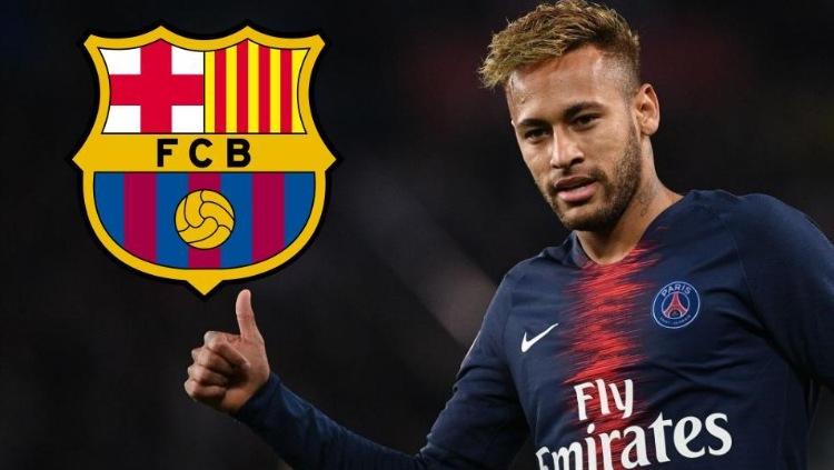 Neymar dikabarkan tidak betah di Paris Saint-Germain dan ingin kembali ke Barcelona di bursa transfer musim panas 2019. (Foto: talksport.com) Copyright: talksport.com