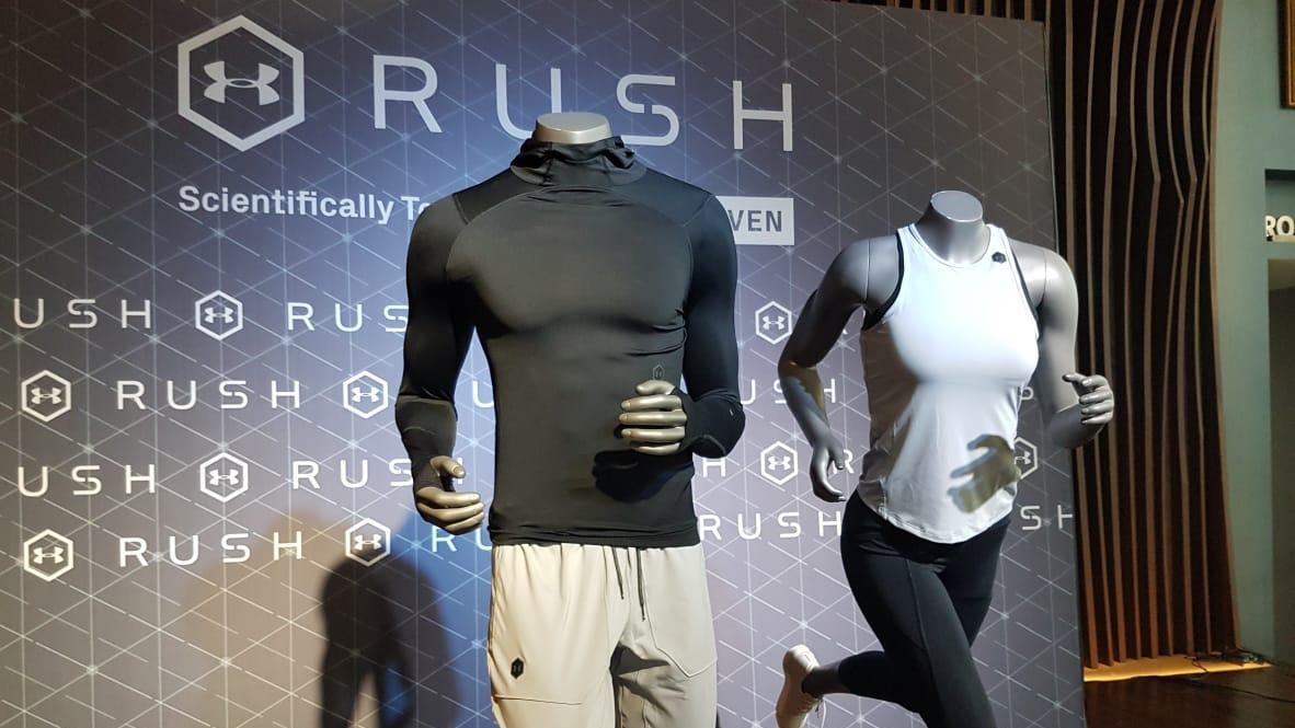Rush dan Recovery merupakan lini pakaian olahraga terbaru dari Under Armour Copyright: INDOSPORT/Fitzgerald Salendu