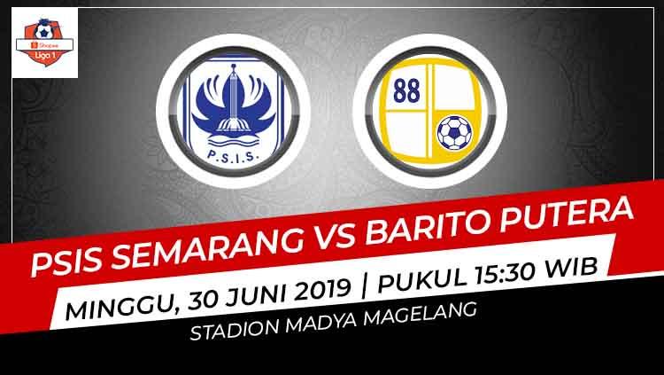 Link live streaming pertadingan Liga 1 2019 antara PSIS Semarang vs Barito Putera - INDOSPORT