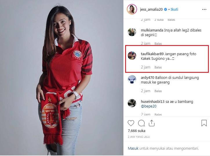 Jess Amalia puji Bambang Pamungkas, netizen ingatkan untuk tak memasang potret aktor film panas Jepang Copyright: Instagram @jess_amalia20