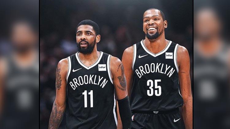 Kyrie Irving dan Kevin Durant di Brooklyn Nets Copyright: Instagram Sports Illustrated