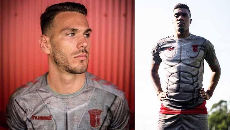 Klub asal Portugal, Sporting Braga, meluncurkan jersey ketiganya untuk musim 201920 dengan konsep baju perang tokoh fiksi - INDOSPORT