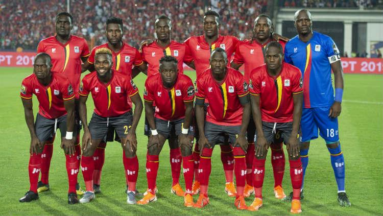 Timnas Uganda di Piala Dunia Afrika 2019.