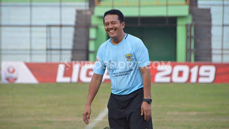 Pelatih kepala Persijap Jepara, Jaya Hartono,diprediksi tidak mendampingi Laskar Kalinyamat dalam lanjutan Liga 2 melawan AHHA PS Pati. - INDOSPORT